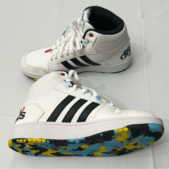 Pokemon Adidas Hoops Shoes Size 5.5 Adidas Hoops Mid 2.0K Pokemon edition. - Picture 9 of 13